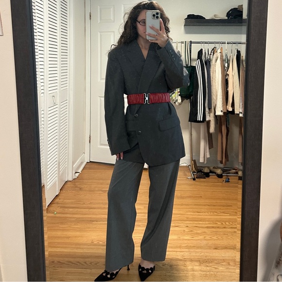 Oversized gray blazer - Picture 4 of 4